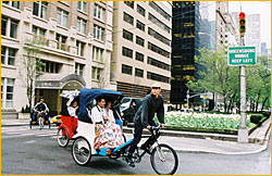 manhattan rickshaw pedicabs